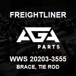 WWS 20203-3555 Freightliner BRACE, TIE ROD | AGA Parts
