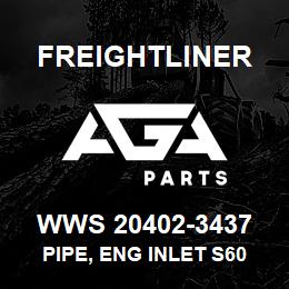 WWS 20402-3437 Freightliner PIPE, ENG INLET S60 1 | AGA Parts