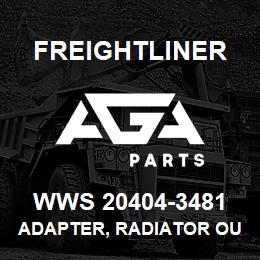 WWS 20404-3481 Freightliner ADAPTER, RADIATOR OUT | AGA Parts