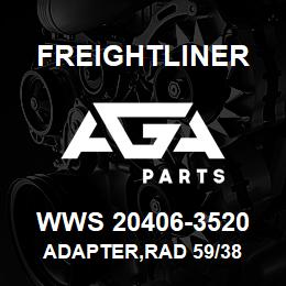 WWS 20406-3520 Freightliner ADAPTER,RAD 59/38 | AGA Parts