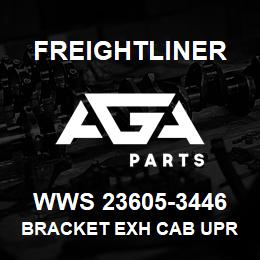 WWS 23605-3446 Freightliner BRACKET EXH CAB UPR | AGA Parts