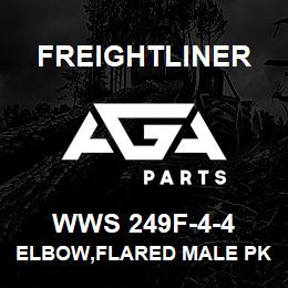 WWS 249F-4-4 Freightliner ELBOW,FLARED MALE PK | AGA Parts