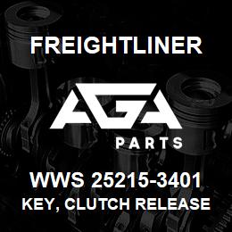 WWS 25215-3401 Freightliner KEY, CLUTCH RELEASE L | AGA Parts