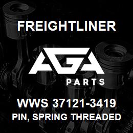 WWS 37121-3419 Freightliner PIN, SPRING THREADED | AGA Parts