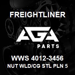 WWS 4012-3456 Freightliner NUT WLD/CG STL PLN 5 | AGA Parts