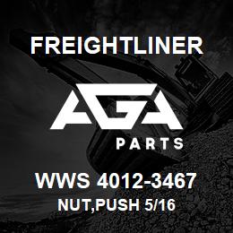 WWS 4012-3467 Freightliner NUT,PUSH 5/16 | AGA Parts