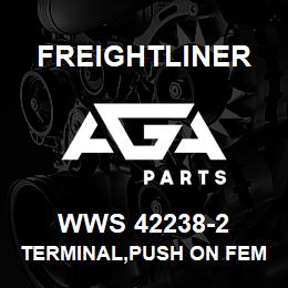 WWS 42238-2 Freightliner TERMINAL,PUSH ON FEM | AGA Parts
