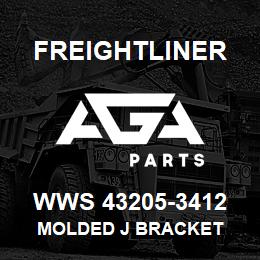 WWS 43205-3412 Freightliner MOLDED J BRACKET | AGA Parts