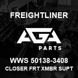 WWS 50138-3408 Freightliner CLOSER FRT XMBR SUPT | AGA Parts