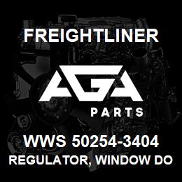 WWS 50254-3404 Freightliner REGULATOR, WINDOW DOOR GLASS | AGA Parts
