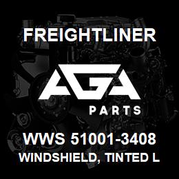 WWS 51001-3408 Freightliner WINDSHIELD, TINTED LH | AGA Parts