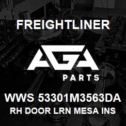 WWS 53301M3563DA Freightliner RH DOOR LRN MESA INS | AGA Parts