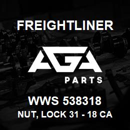 WWS 538318 Freightliner NUT, LOCK 31 - 18 CADM | AGA Parts