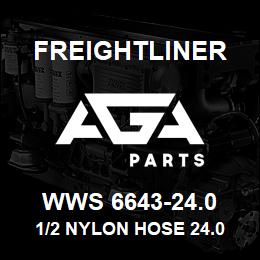 WWS 6643-24.0 Freightliner 1/2 NYLON HOSE 24.0 | AGA Parts