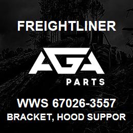 WWS 67026-3557 Freightliner BRACKET, HOOD SUPPORT | AGA Parts