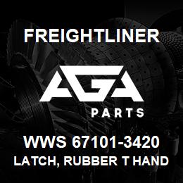 WWS 67101-3420 Freightliner LATCH, RUBBER T HANDL | AGA Parts