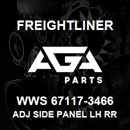 WWS 67117-3466 Freightliner ADJ SIDE PANEL LH RR | AGA Parts