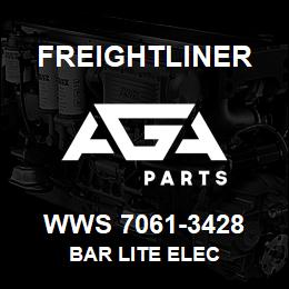 WWS 7061-3428 Freightliner BAR LITE ELEC | AGA Parts
