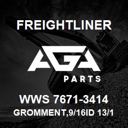 WWS 7671-3414 Freightliner GROMMENT,9/16ID 13/1 | AGA Parts