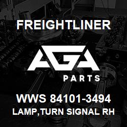 WWS 84101-3494 Freightliner LAMP,TURN SIGNAL RH | AGA Parts