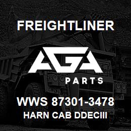 WWS 87301-3478 Freightliner HARN CAB DDECIII | AGA Parts