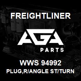 WWS 94992 Freightliner PLUG,R/ANGLE ST/TURN | AGA Parts