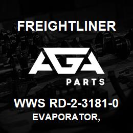 WWS RD-2-3181-0 Freightliner EVAPORATOR, | AGA Parts