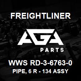 WWS RD-3-6763-0 Freightliner PIPE, 6 R - 134 ASSY | AGA Parts