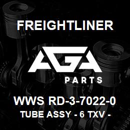 WWS RD-3-7022-0 Freightliner TUBE ASSY - 6 TXV - SLPR | AGA Parts