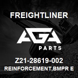 Z21-28619-002 Freightliner REINFORCEMENT,BMPR END,LTS,LH,SERVICE | AGA Parts