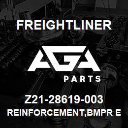 Z21-28619-003 Freightliner REINFORCEMENT,BMPR END,LTS,RH,SERVICE | AGA Parts