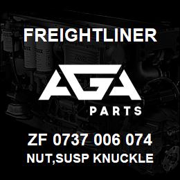 ZF 0737 006 074 Freightliner NUT,SUSP KNUCKLE | AGA Parts