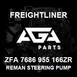 ZFA 7686 955 166ZR Freightliner REMAN STEERING PUMP | AGA Parts