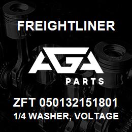 ZFT 050132151801 Freightliner 1/4 WASHER, VOLTAGE DOUBLER TO TOP ACCES | AGA Parts