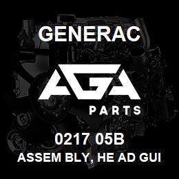 0217 05B Generac ASSEM BLY, HE AD GUIDES & SE ATS 220 | AGA Parts