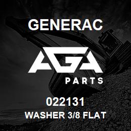 022131 Generac WASHER 3/8 FLAT | AGA Parts