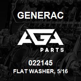 022145 Generac FLAT WASHER, 5/16 | AGA Parts
