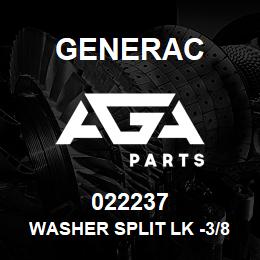 022237 Generac WASHER SPLIT LK -3/8 | AGA Parts