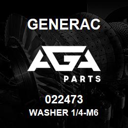 022473 Generac WASHER 1/4-M6 | AGA Parts