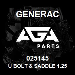 025145 Generac U BOLT & SADDLE 1.25 | AGA Parts