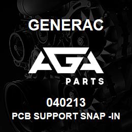 040213 Generac PCB SUPPORT SNAP -IN | AGA Parts
