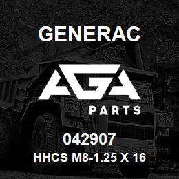 042907 Generac HHCS M8-1.25 X 16 | AGA Parts