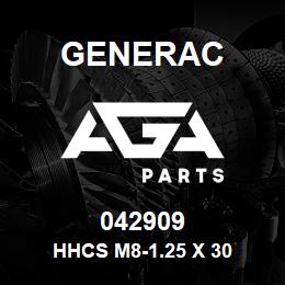 042909 Generac HHCS M8-1.25 X 30 | AGA Parts