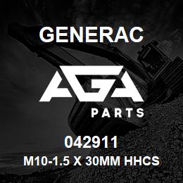 042911 Generac M10-1.5 X 30MM HHCS | AGA Parts