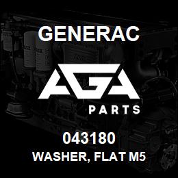 043180 Generac WASHER, FLAT M5 | AGA Parts
