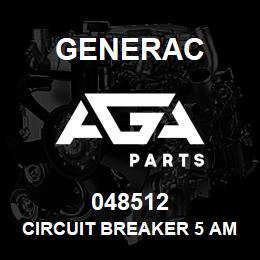 048512 Generac CIRCUIT BREAKER 5 AMP | AGA Parts