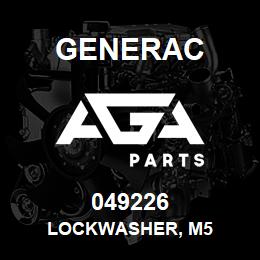 049226 Generac LOCKWASHER, M5 | AGA Parts