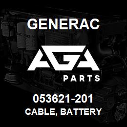 053621-201 Generac CABLE, BATTERY | AGA Parts