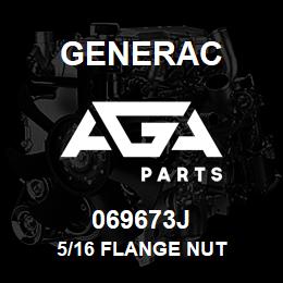 069673J Generac 5/16 FLANGE NUT | AGA Parts