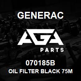 070185B Generac OIL FILTER BLACK 75MM LONG | AGA Parts